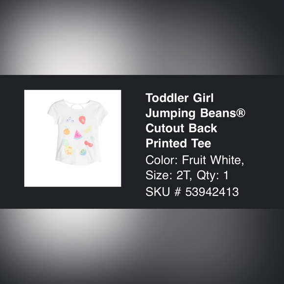 Toddler Girl
Jumping Beans®
Cutout Back
Printed Tee - Picture 3 of 3
